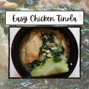 Easy Chicken Tinola Recipe