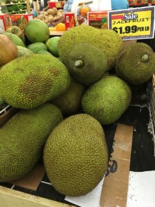 Whole Jackfruit sold at stores