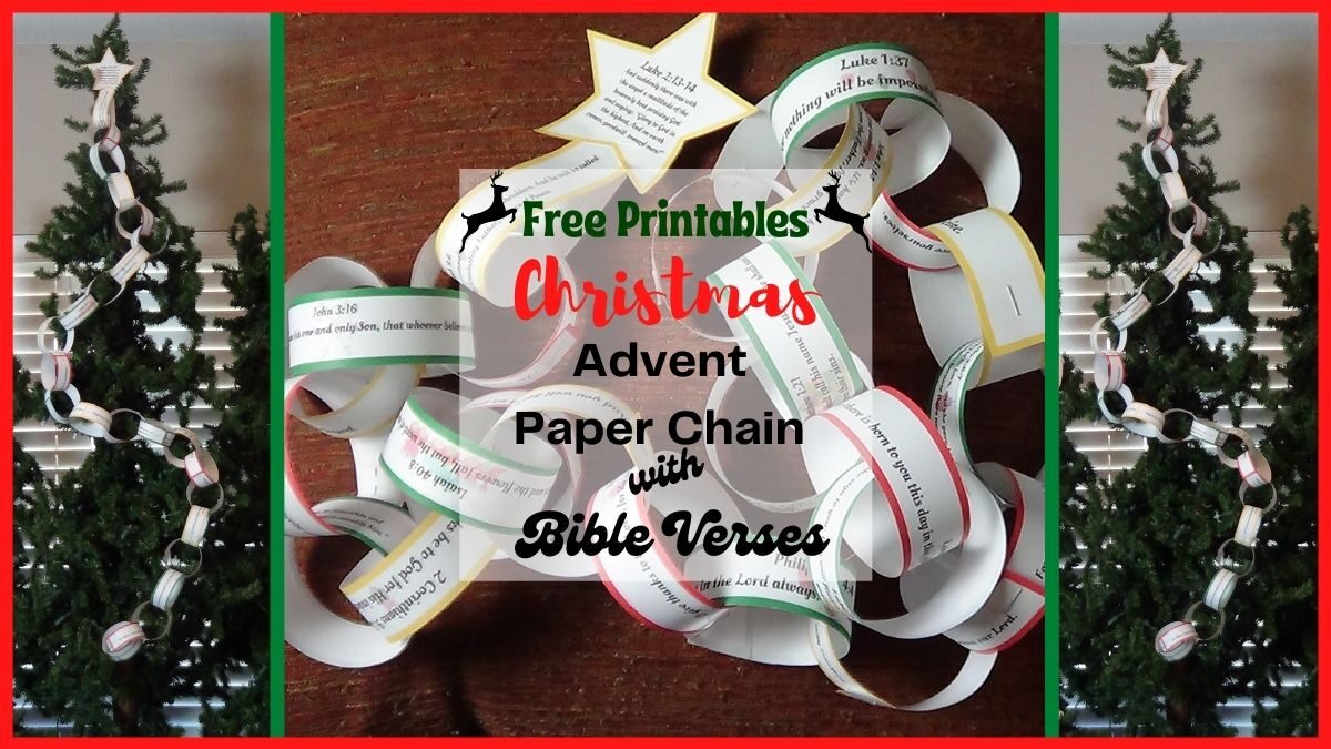 Free Printable DIY Advent Paper Chain with Bible Verses Korpino Feed