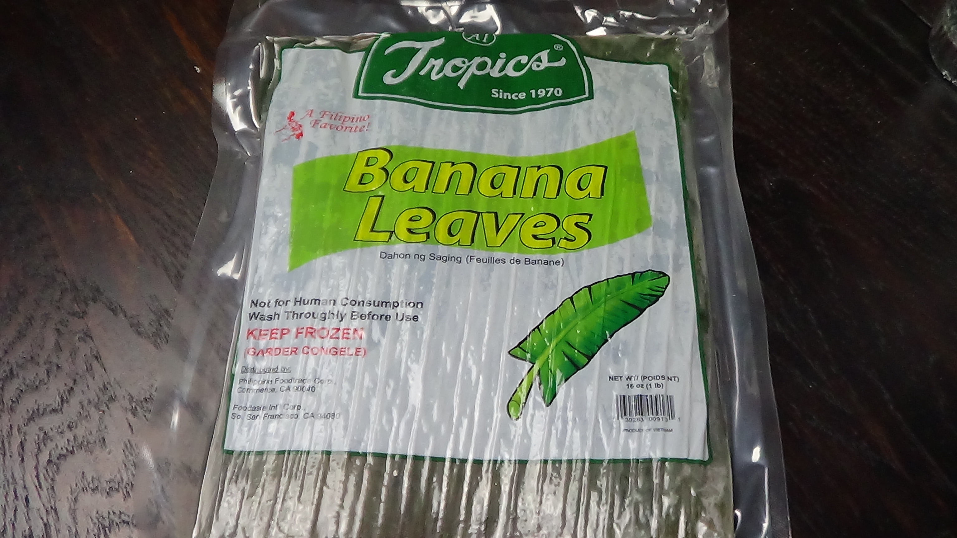 No Bamboo Puto Bumbong: Banana Leaves