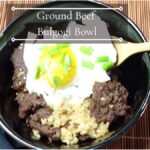 Ground Beef Bulgogi Bowl