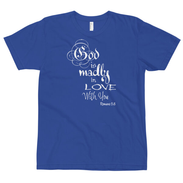 Christian Faith A"WEAR"ness: Romans 5:8 T-Shirt - Image 8