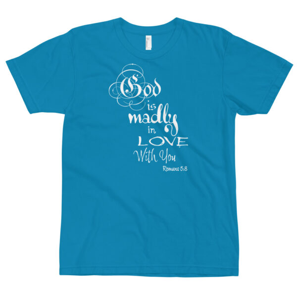 Christian Faith A"WEAR"ness: Romans 5:8 T-Shirt - Image 13